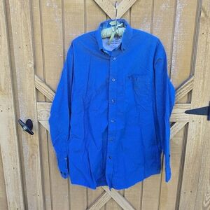 Wrangler 20X Blue Plaid Shirt